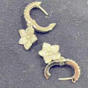 Kate Spade Crystal Pave Bloom drop earrings